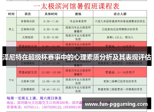 泽尼特在超级杯赛事中的心理素质分析及其表现评估 泽尼特在超级杯赛事中的心理素质分析及其表现评估